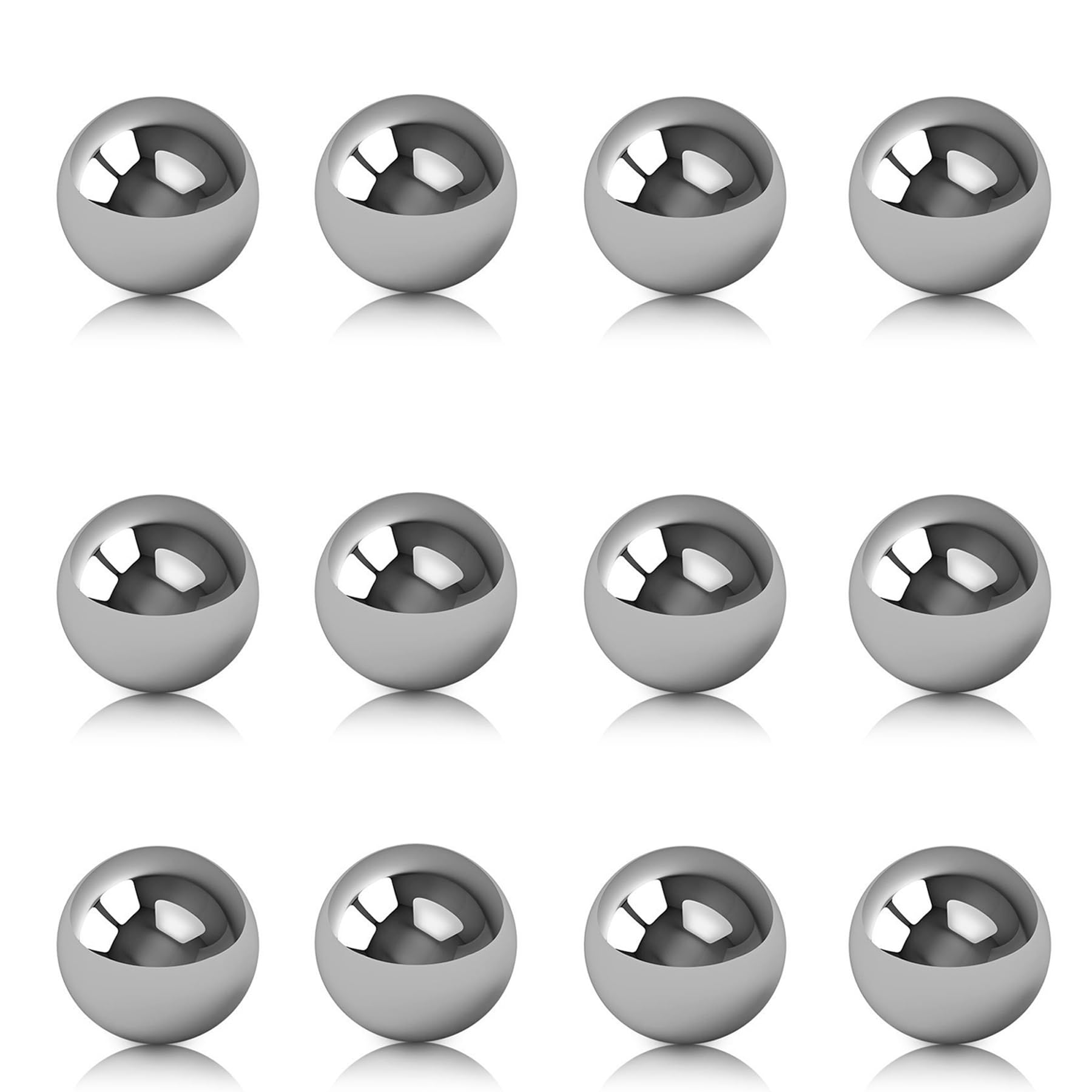 Hardened Bearing Balls - 100 Precision Steel Balls -10