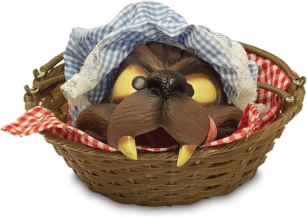 Basket with Wolf's Head