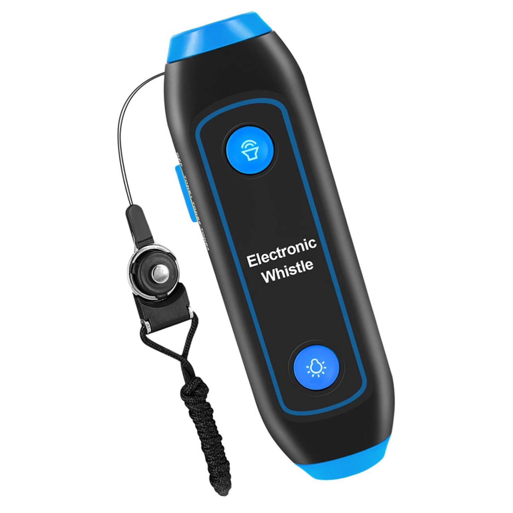 Happyyami Partykrachmacher Gerät elektrische Pfeife Ring Sport Pfeife Sportpfeife Trainerpfeife mit Lanyard Lehrerpfeife Abs Blue