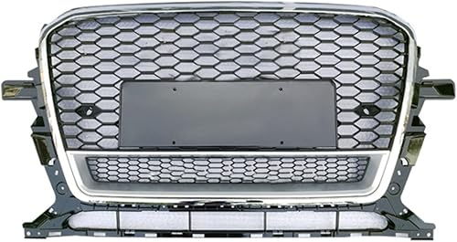 SEIBES Compatible con RSQ5 Style Front Sport Hex Mesh Honeycomb Hood Grill BlackCompatible con Audi Q5SQ5 8R 2013 2014 2015 2016 2017 (Color