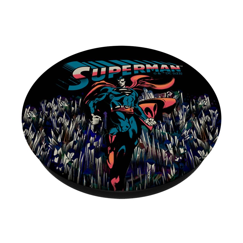 DC Comics Superman Fortress Of Solitude Shadowed Portrait PopSockets Wymienny PopGrip