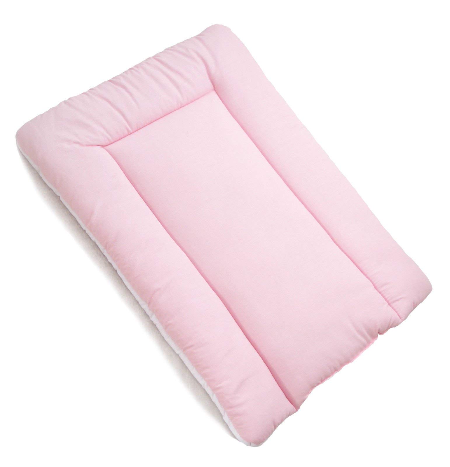 100% Cotton Baby Changing MAT Nursery MAT for Changing Unit (Pink)