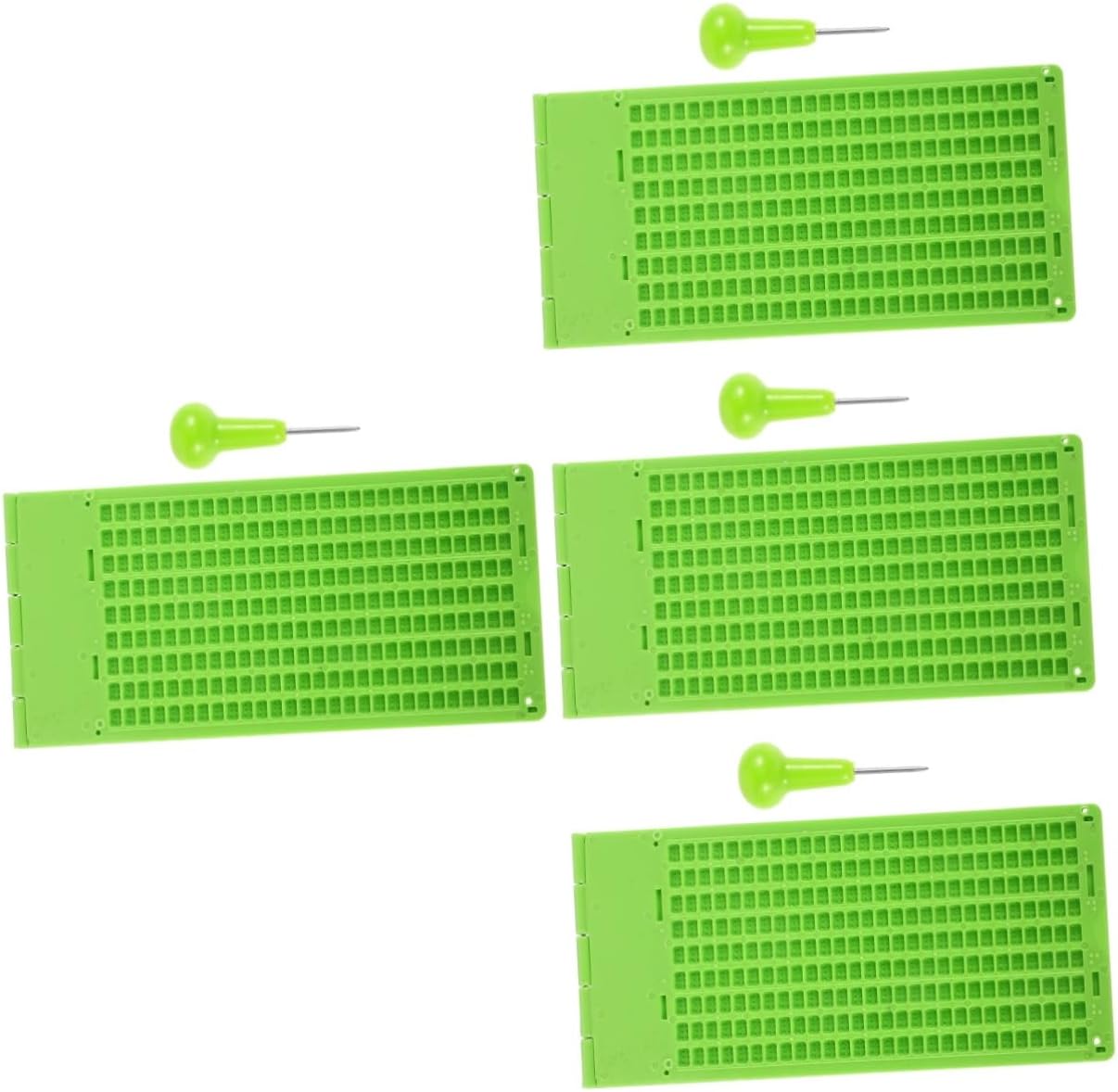 NOLITOY 4sets Line Braille Kit Stylus Eco-Friendly Portable Braille Writing Aid for Blind Visually Impaired