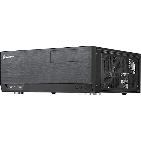 SilverStone Technology Home Theater Computer Case (HTPC) with Faux Aluminum Design for ATX/Micro-ATX Motherboards (SST-GD09B-USA)
