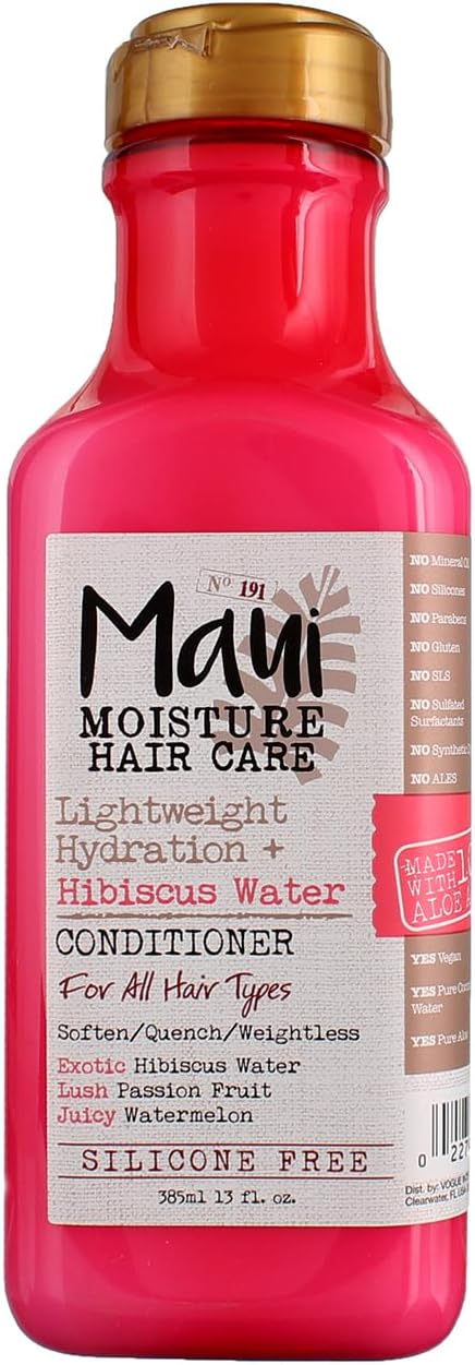 Maui Moisture Conditioner Hibiscus Water 13 Ounce (Pack of 2)