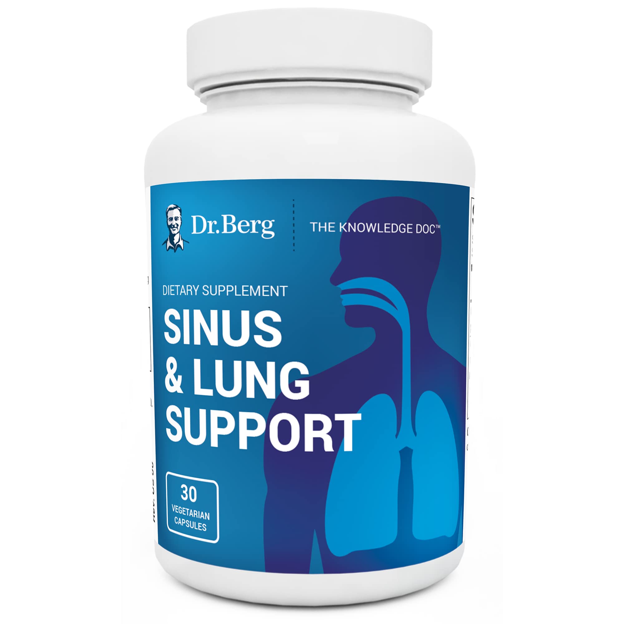 Dr. Berg's Sinus & Lung Support Supplement Healthy Respiratory System