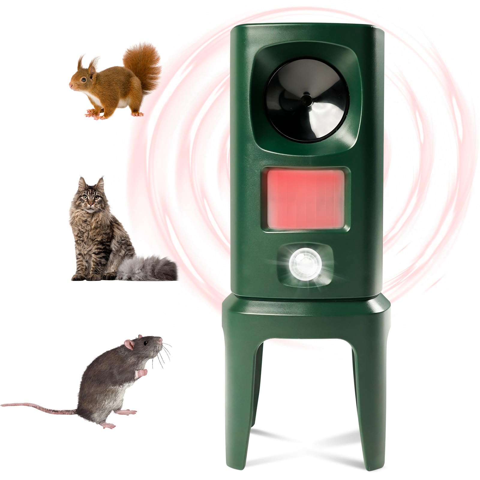 Amazon.co.jp: 猫よけ 超音波 動物撃退器 変動超音波式ネコ被害軽減器 