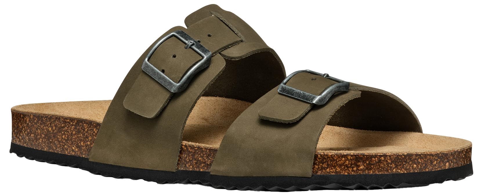 Geox Men's U SANDAL GHITA B Slide, Military, 6 UK