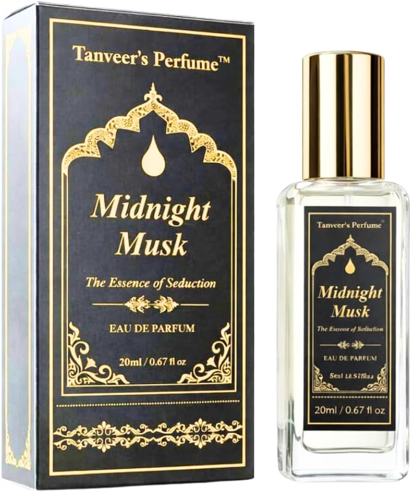 Midnight Musk | Long-Lasting Intense Eau De Parfum | Spicy, Woody, Sweet & Musky Notes | Luxury Perfume for Men & Women | Perfect For Party, Date, Office & Evening Use | 20ML
