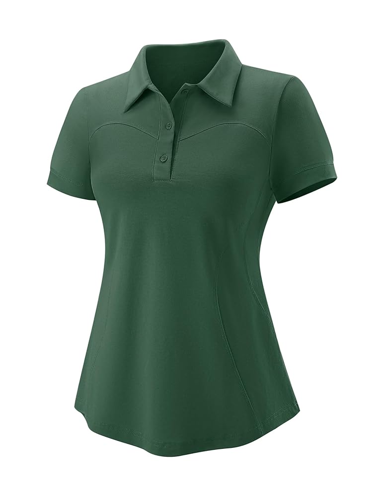 【TFW49】 LIMITED POLO T102312006 GREEN L Sport-Tek ST660 Men's Heather Contender Polo Shirt – Logo