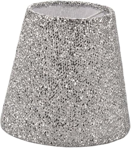 KLKCMS Lámpara de mesa para sombra, cubierta antipolvo, clip en decoración vintage, tela de tela, accesorios para pantalla