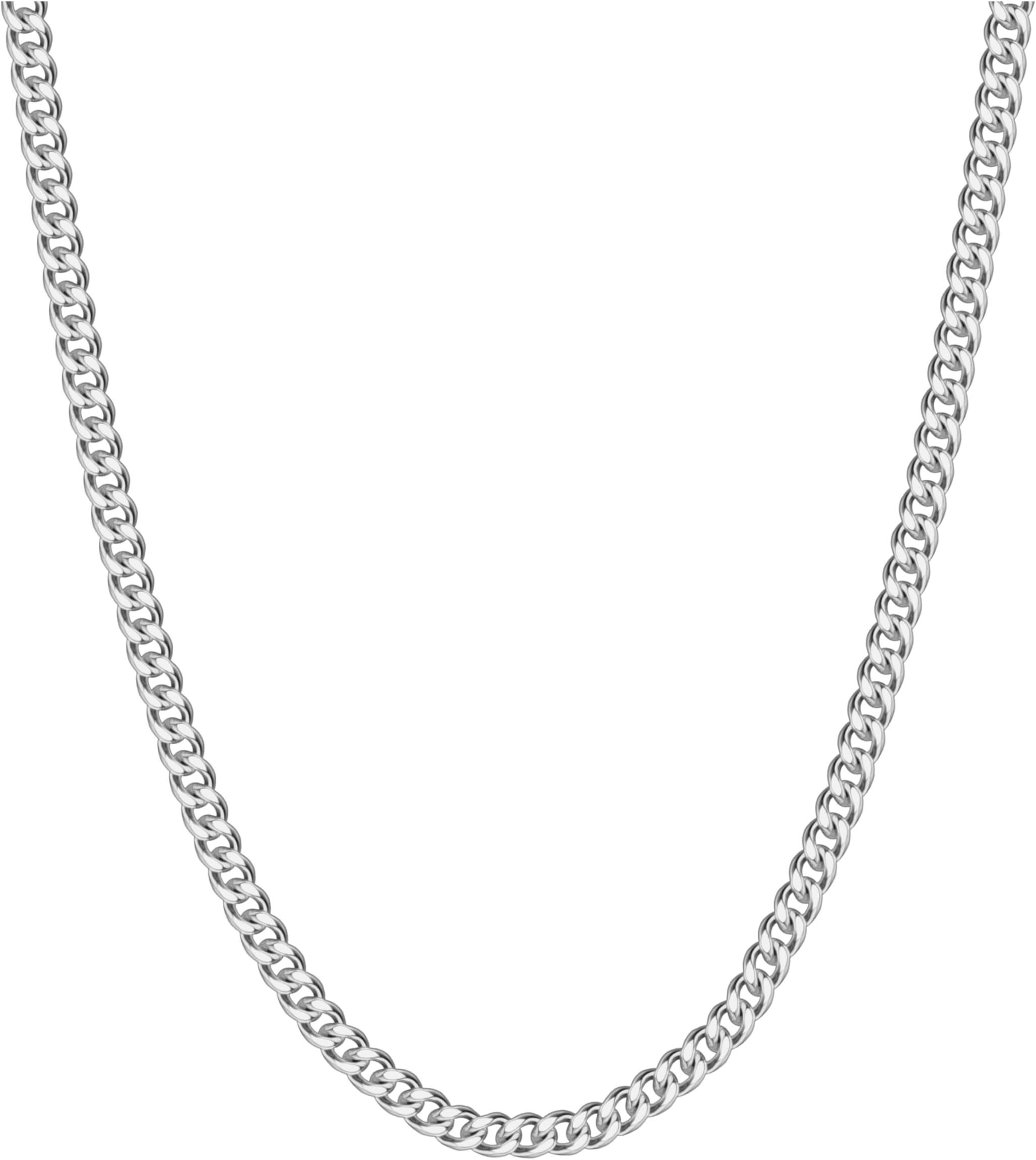 Mens Gifts Cuban Link Chain for Men Stainless Steel Mens Necklaces 5mm Neck Chains Accessories Jewelry for Men 18-30 Inch
