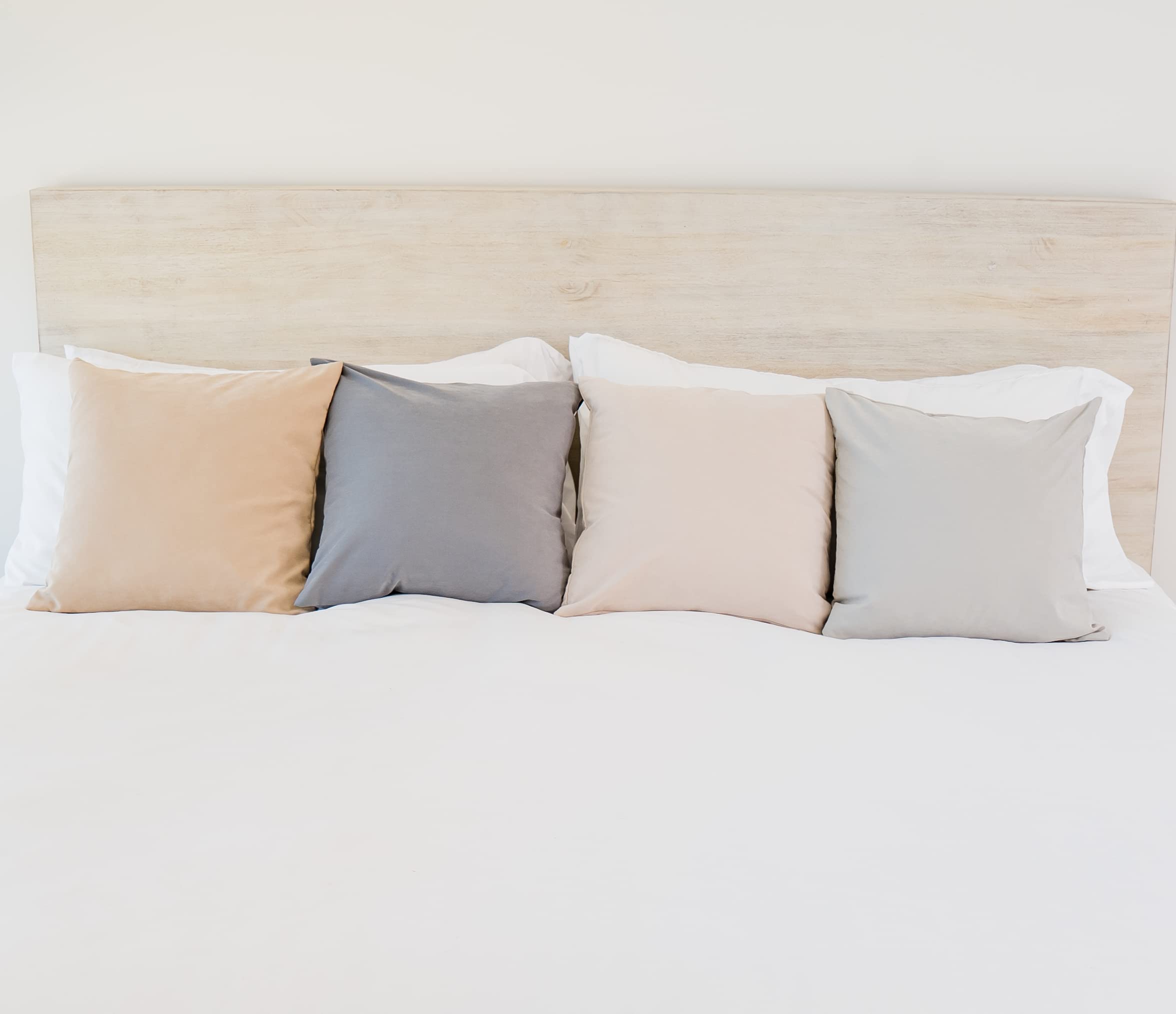 NativeSkinsPastel Throw Pillow Covers (Earthy) - Set of 4-18x18 in