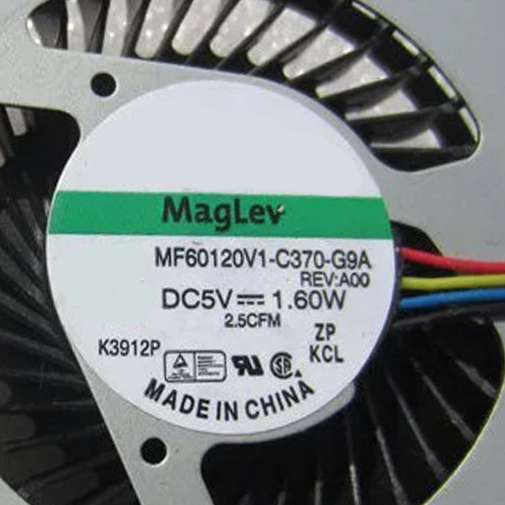 MF60120V1-C370-G9A 09C7T7 CPU Heatsink with Cooling Fan Replacement for Dell Latitude E6430 Series (Discrete Graphic) Laptop 5V 1.6W 4PIN