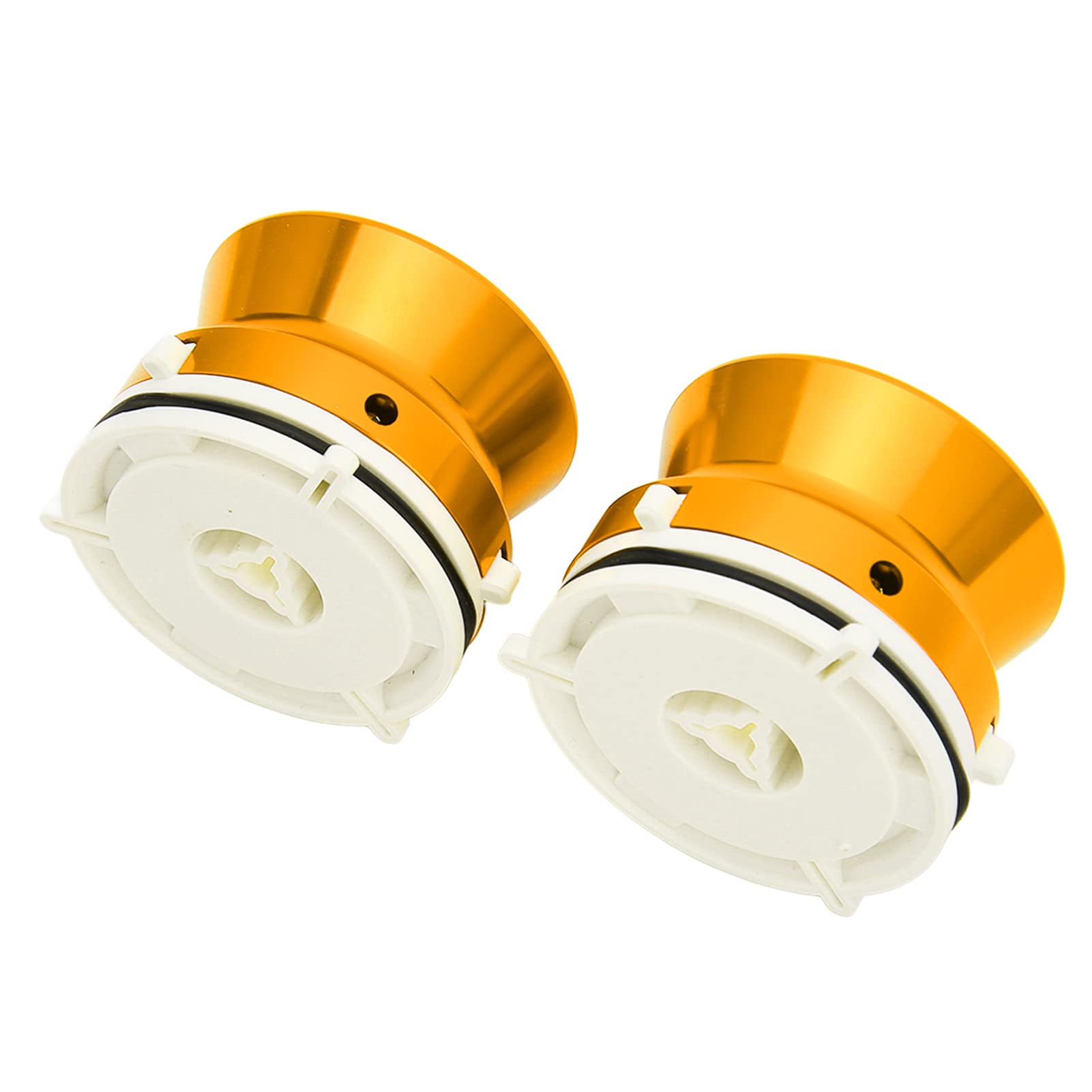 1 par de Adaptadores Nab Hub, para Studer ReVox, para Akai, para Dispositivo de Carga Universal Teac Abridor de Aluminio Pulido para Grabadoras de Cinta de Carrete a Carrete Oro