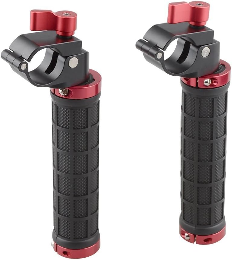 CAMVATE DSLR Shoulder Mount Rig with Manfrotto QR Base Plate and ARRI Rosette Dual Handgrip