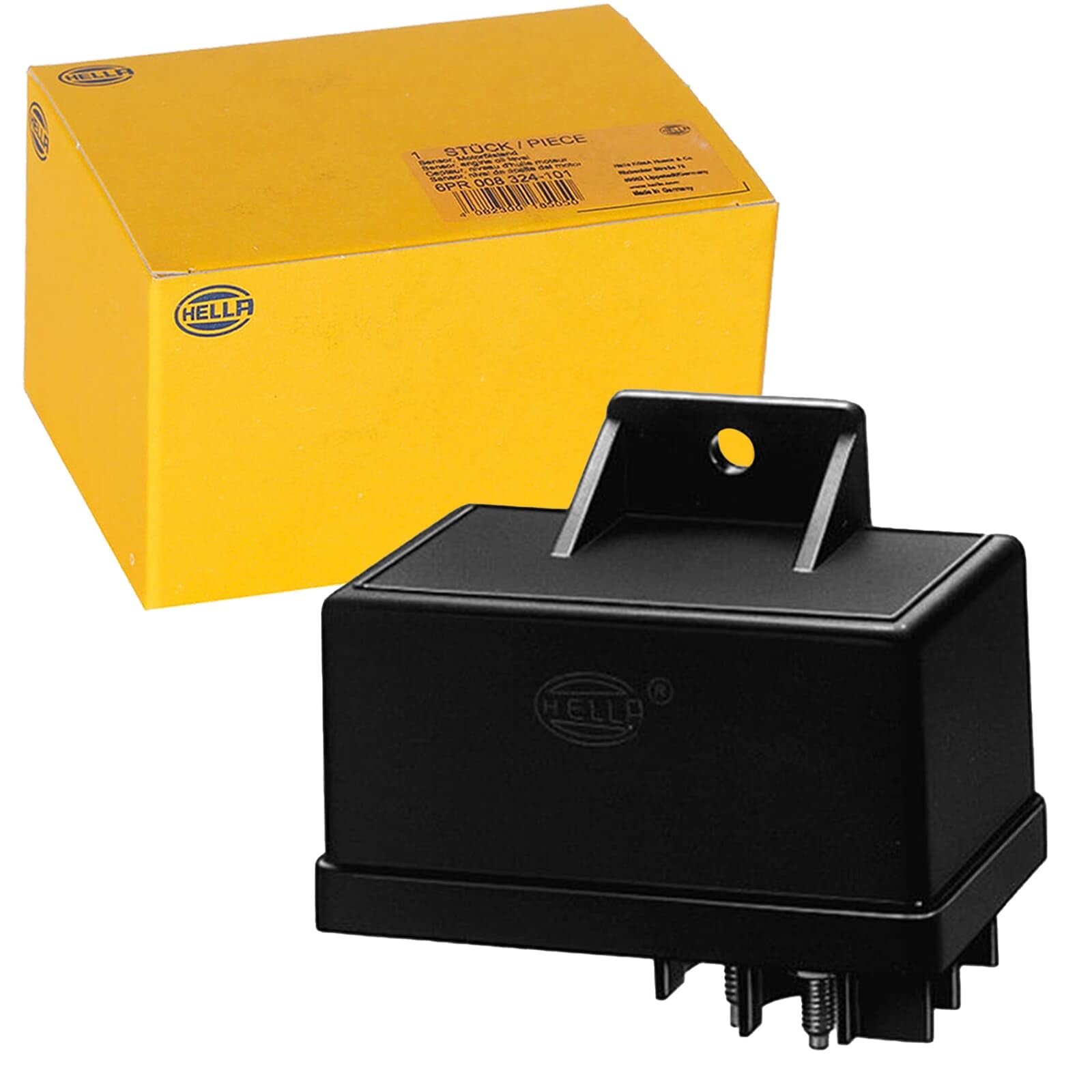 HELLA 4RV 008 188-101 Centralina, Tempo incandescenza, 12V, 6a... poli, Tempo preriscaldamento 9sec., senza rilevamento temperatura esterna