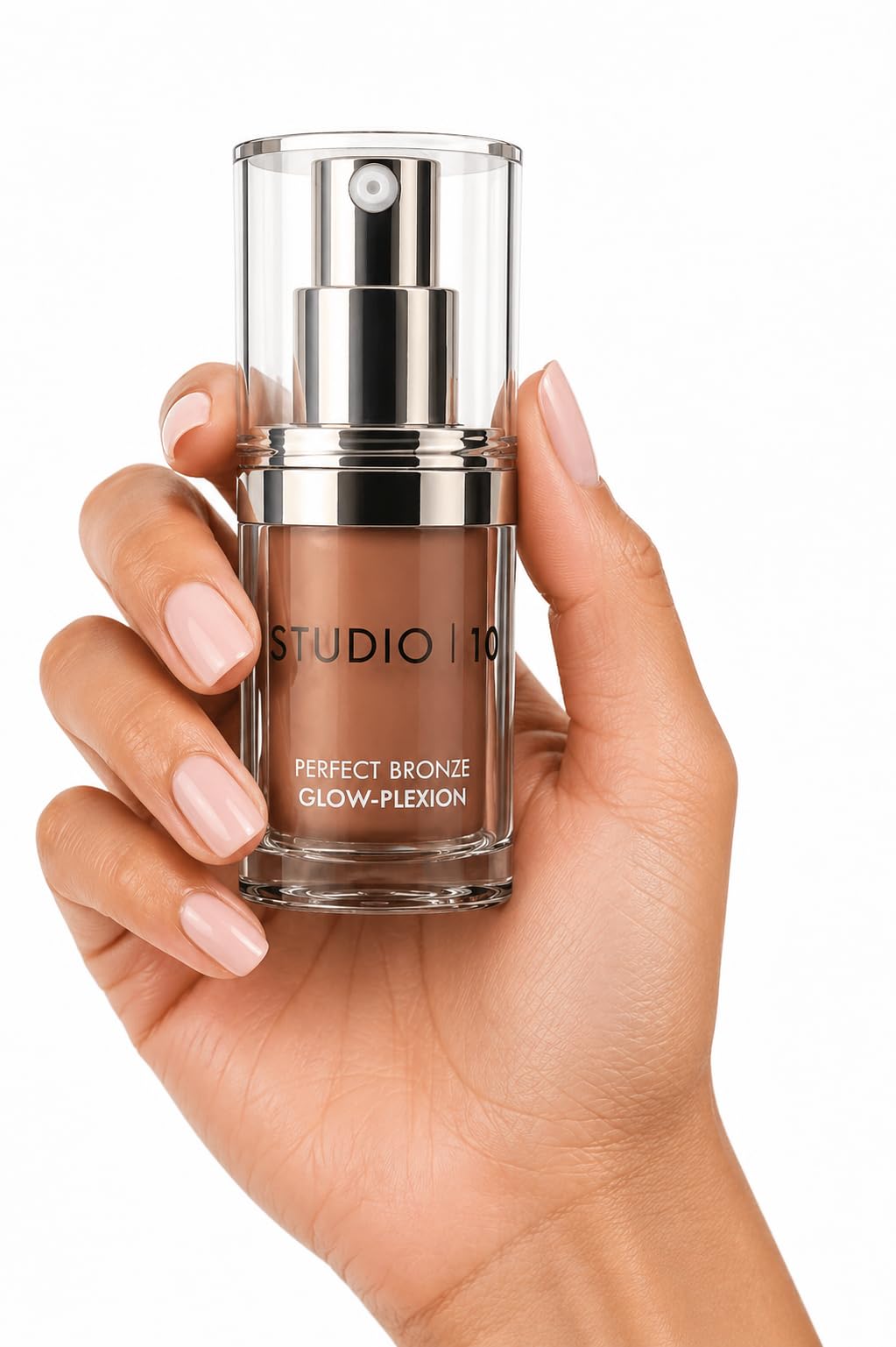 Studio10 Perfect Bronze Glow Plexion Face Bronzer und Highlighter für reife, trockene oder strukturierte Haut ohne schimmerndes Finish