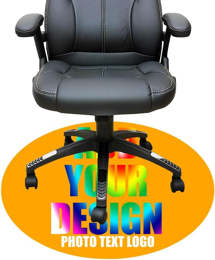 Custom Round Gaming Carpet for Hardwood Floor Customize Protectors Rugs Over Gaming Chair Mat for Office Rolling Chairs Anti-Slip Mats for Home Style08