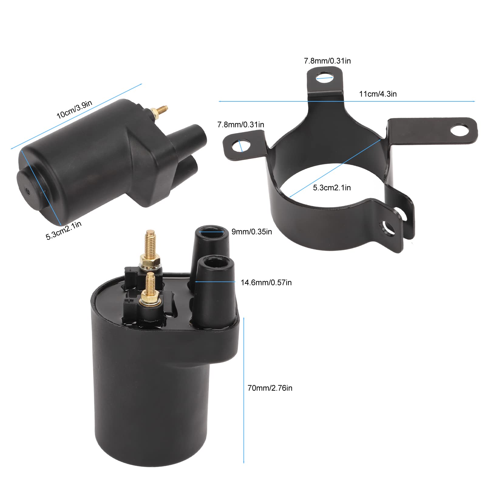 Zündspule, Motor-Zündspulen-Kit OEM 166 0820 Ersatz für Onan Points-Modelle BF B43 B48 NHC CCK
