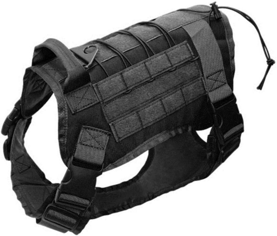 Tactical Dog Vest Harnesses Water Resistant Nylon 1000D