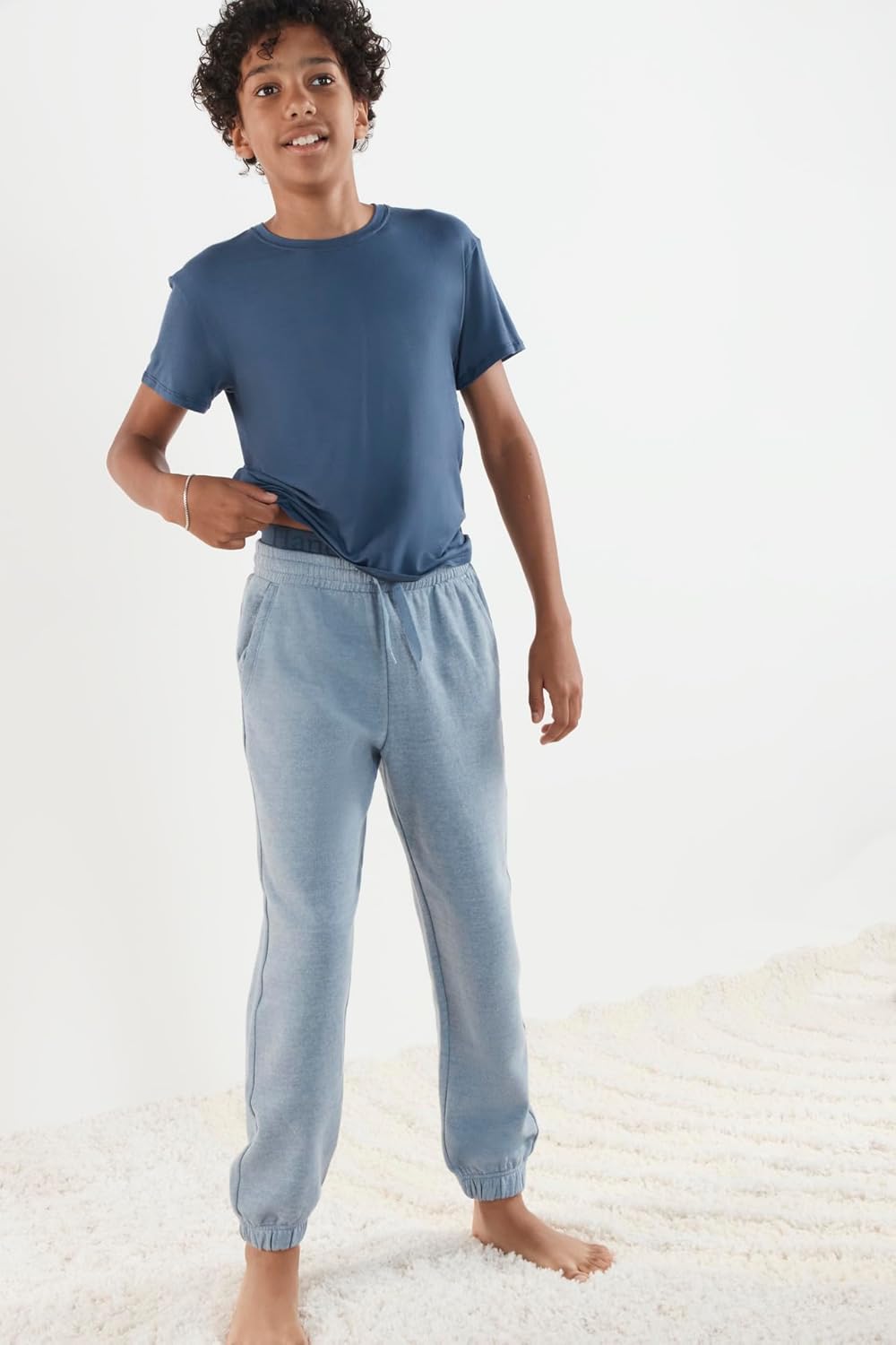 Hanes Boys' Originals Supersoft Moisture-Wicking T-Shirt 3-Pack - Image 2