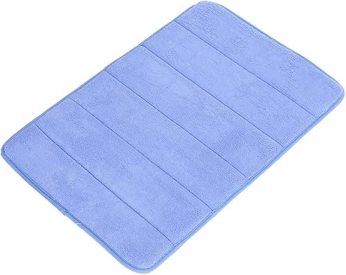 Miniatura 7 de Cojín antideslizante, absorbente de agua, secado rápido, antideslizante, antideslizante, almohadilla para el suelo (azul profundo)