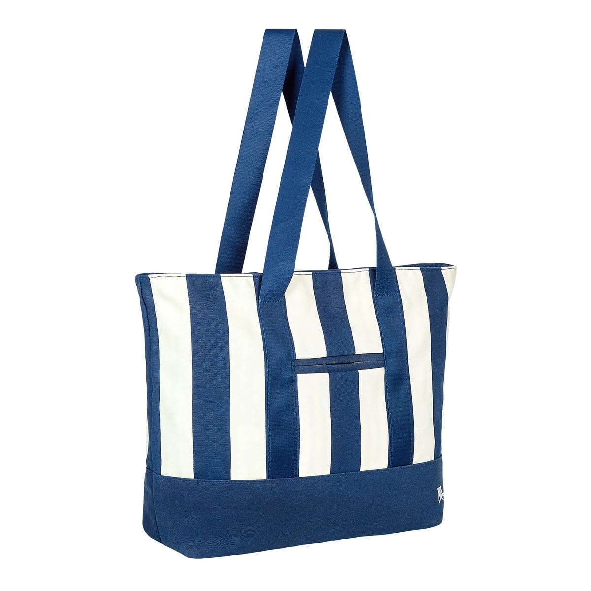 Dock & Bay Canvas Strandtasche - Große Sommer Strandtasche mit Reißverschluss - Umhängetasche mit Tragegriff für Reise, Urlaub, Strand - Trägt bis zu 15kg, Wasserdicht - 100% recycelte Materialien