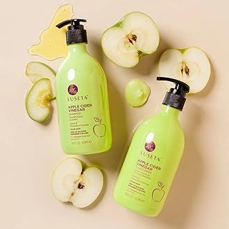 Luseta Apple Cider Vinegar Shampoo and Conditioner Set for Damaged and Oily Hair, 2x16.9oz