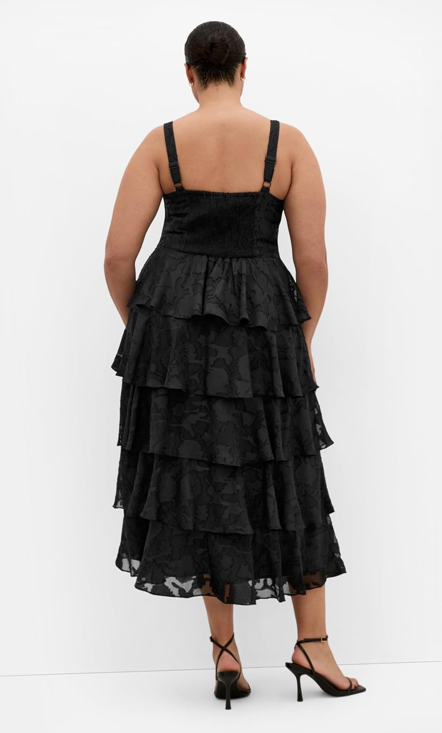City Chic Plus Size Dress - Daniela Ruffle Tier