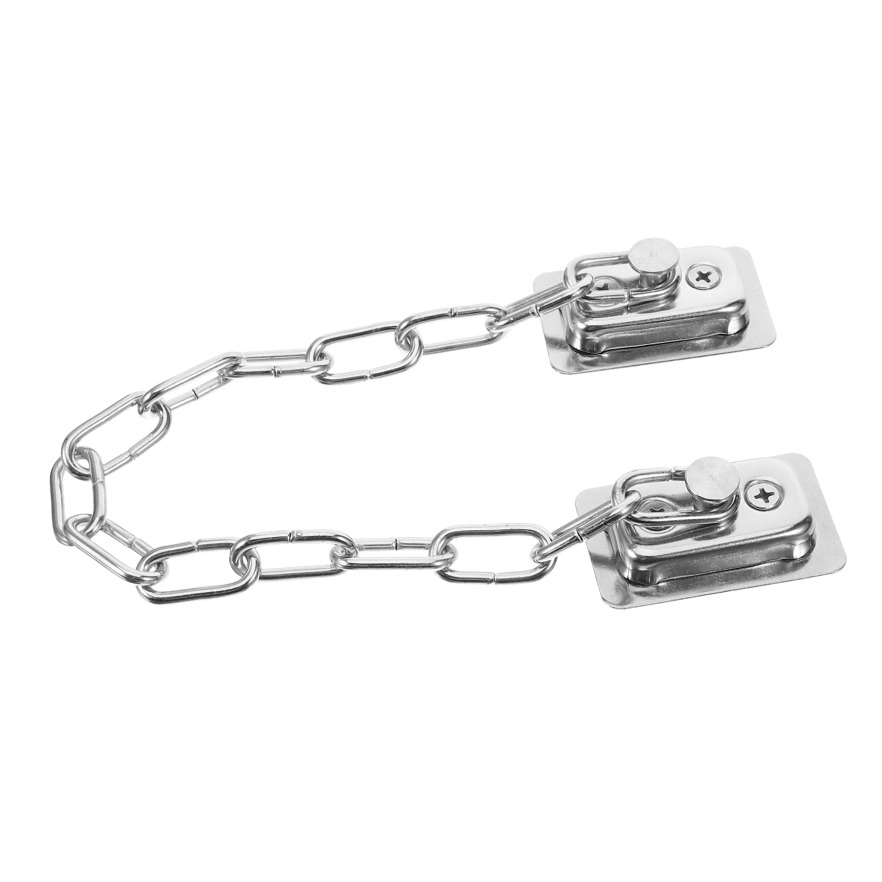Operitacx 5 Pezzi Serratura Della Finestra Catena Acciaio Inox Serratura Della Porta Di Sicurezza Serratura a Catena Della Porta D'ingresso Serrature a Catena Per Porte Acciaio Inossidabile