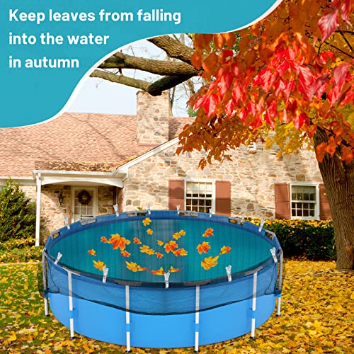 Malla para hoja de piscina Therwen con clips - 18' miniatura 5