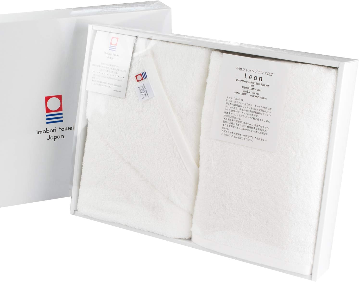 CYBERL Imabari Towel Leon Bath Towel Set of Two White