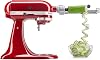 Paquete combinado KitchenAid DRTVICE6 espiralizador KSM1APC y batidor Flex Edge KFE5T para batidora de pedestal, libro de recetas 3