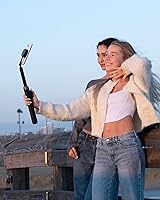 Vista 8 de KraftGeek Trípode magnético de doble cara de 67 pulgadas para iPhone MagSafe, trípode para selfie de apertura automática con control remoto