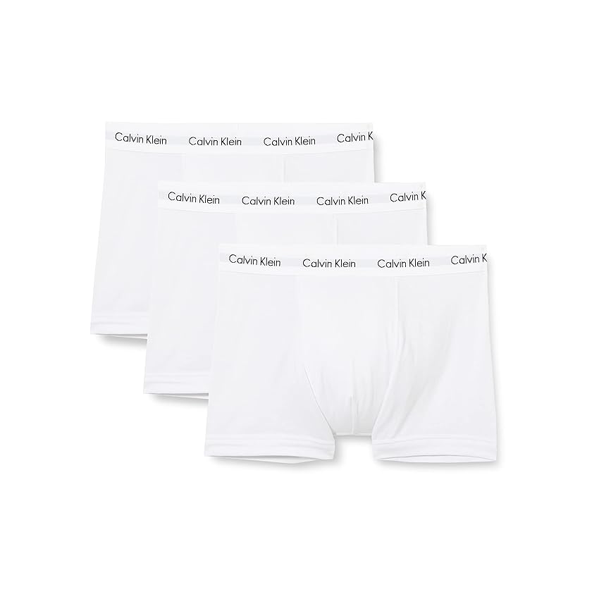 Immagine del prodotto Calvin Klein 3p Trunk, Bóxer Uomo, White, L (Pacco da 3)