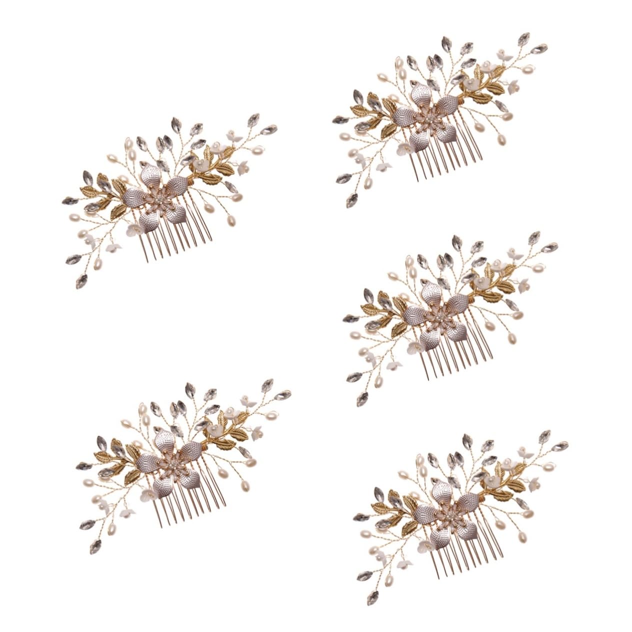 ABOOFAN 5pezzi Pettine Decorativo Per Accessorio Per Acconciature Nuziali Headdress Per Matrimonio e Speciali Indossare