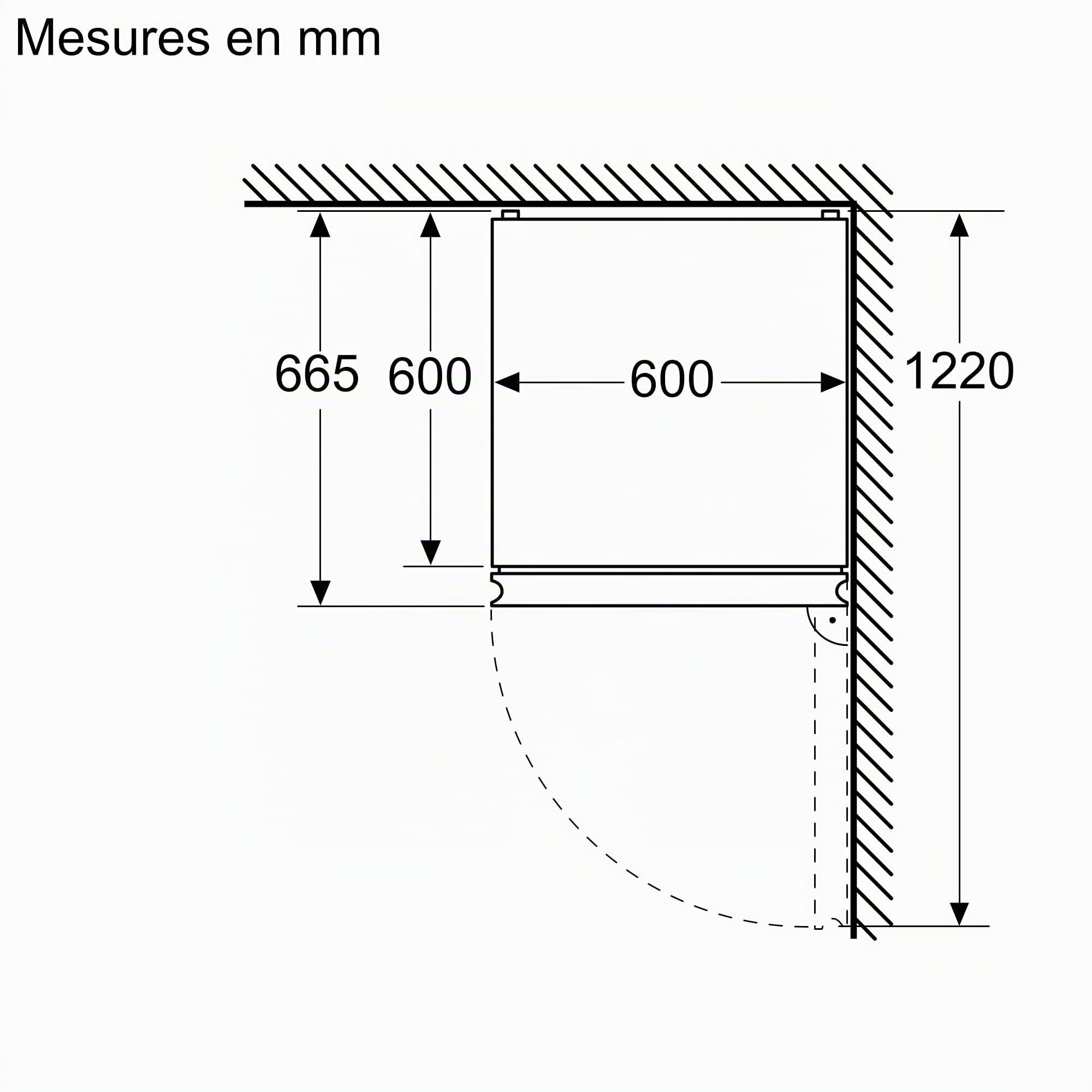Bosch KGN367LDF- Série 4, Réfrigérateur combiné pose-libre,186 x 60 cm, Inox