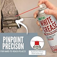 Vista 4 de Gasoila WG16 Grasa de litio blanca de larga duración, aerosol de 11 onzas