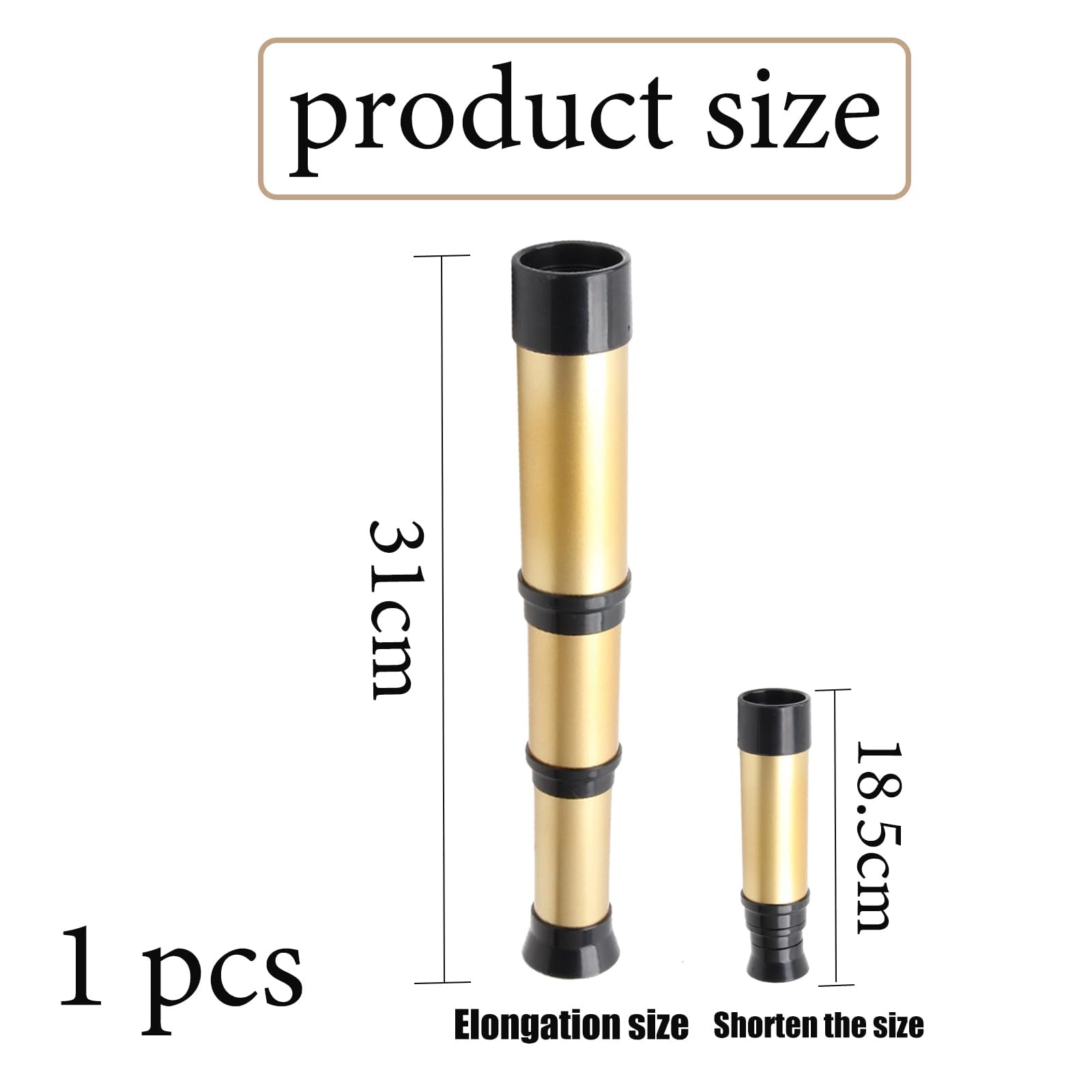 Pirate Telescope for Men and Women Pirate Accessories Prop Telescopes Toy Telescope - Image 2