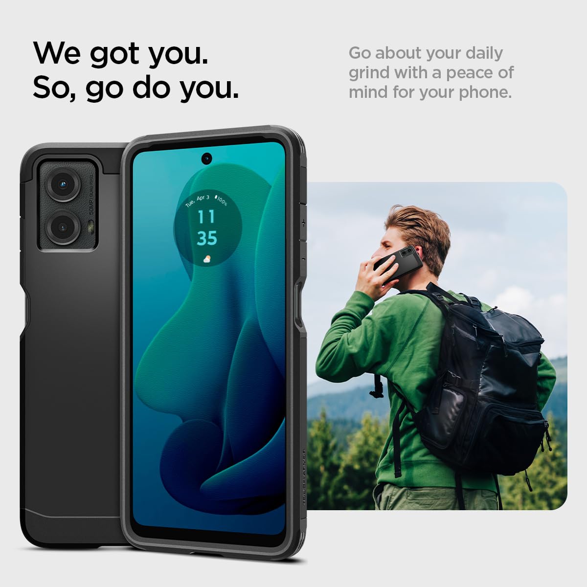 Amazon.com: Spigen Tough Armor Designed for Moto G 5G (2024) Case