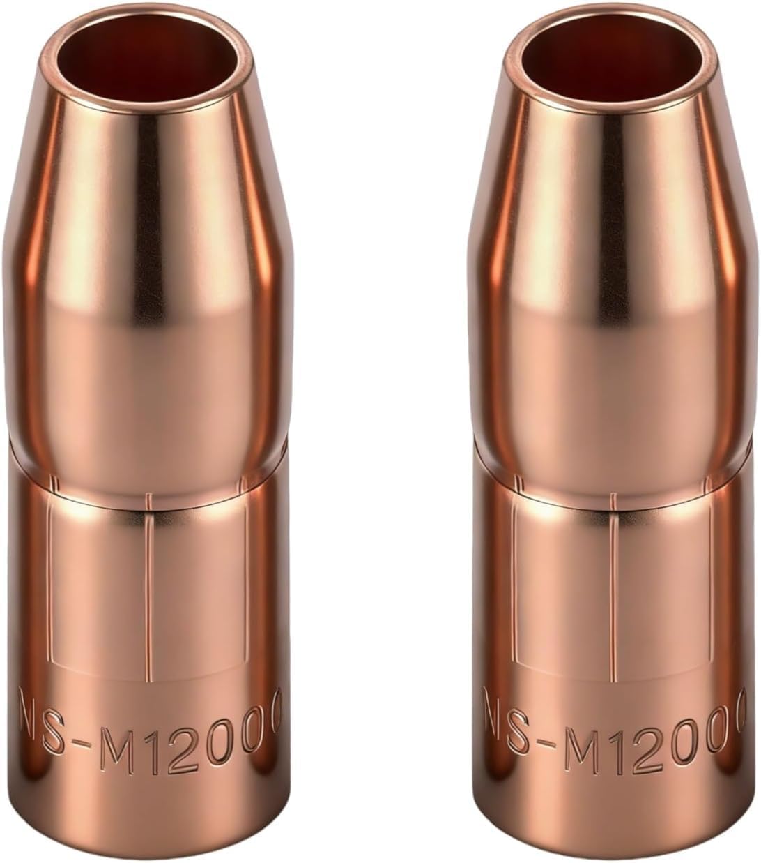 10PK Mig Welding Gun Nozzle NS-M1200C for Miller MDX-100 AccuLock parts Compatible with Millermatic 141,211.Multimatic 215,220 Welding Guns (10)