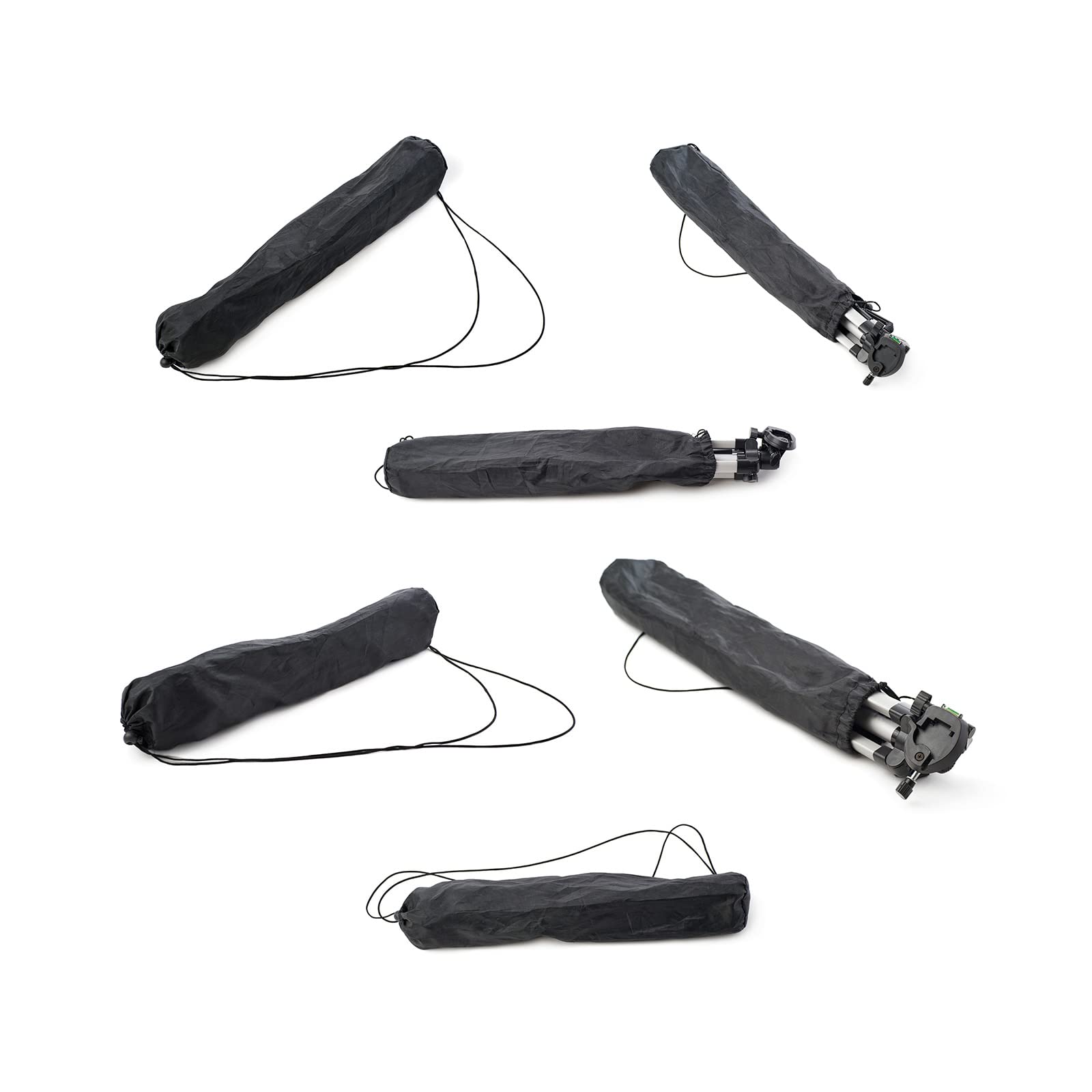 PATIKIL 19" Długi Monopod Torba Etui Torba, Nylon Torba Przenośny Pasek Na Ramię Składany do Kamery Monopod, Czarny, Czarny