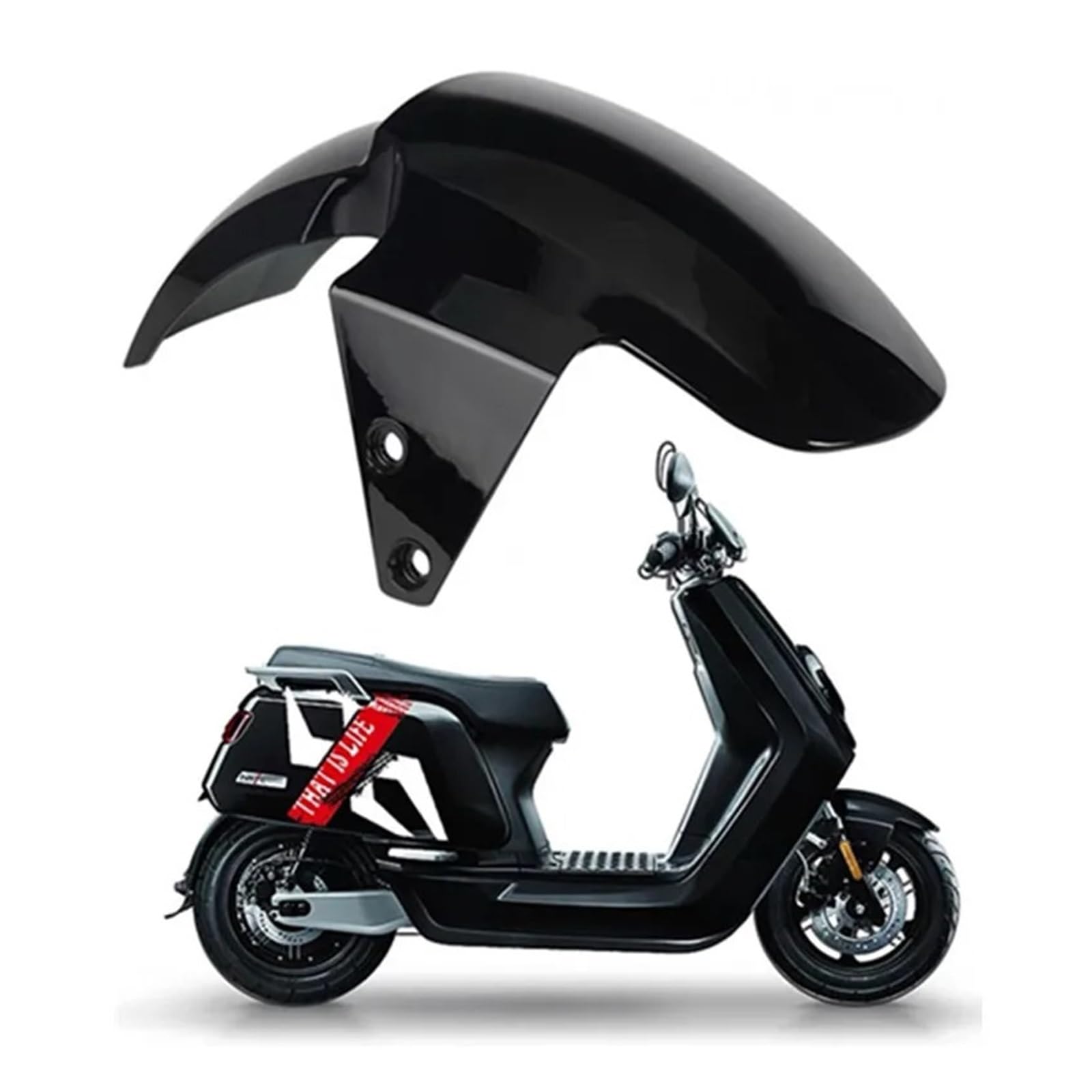 ALWAYSME Kotflügel Front Für Niu N1S NQi NGT Motorrad Schutzblech Schwarz