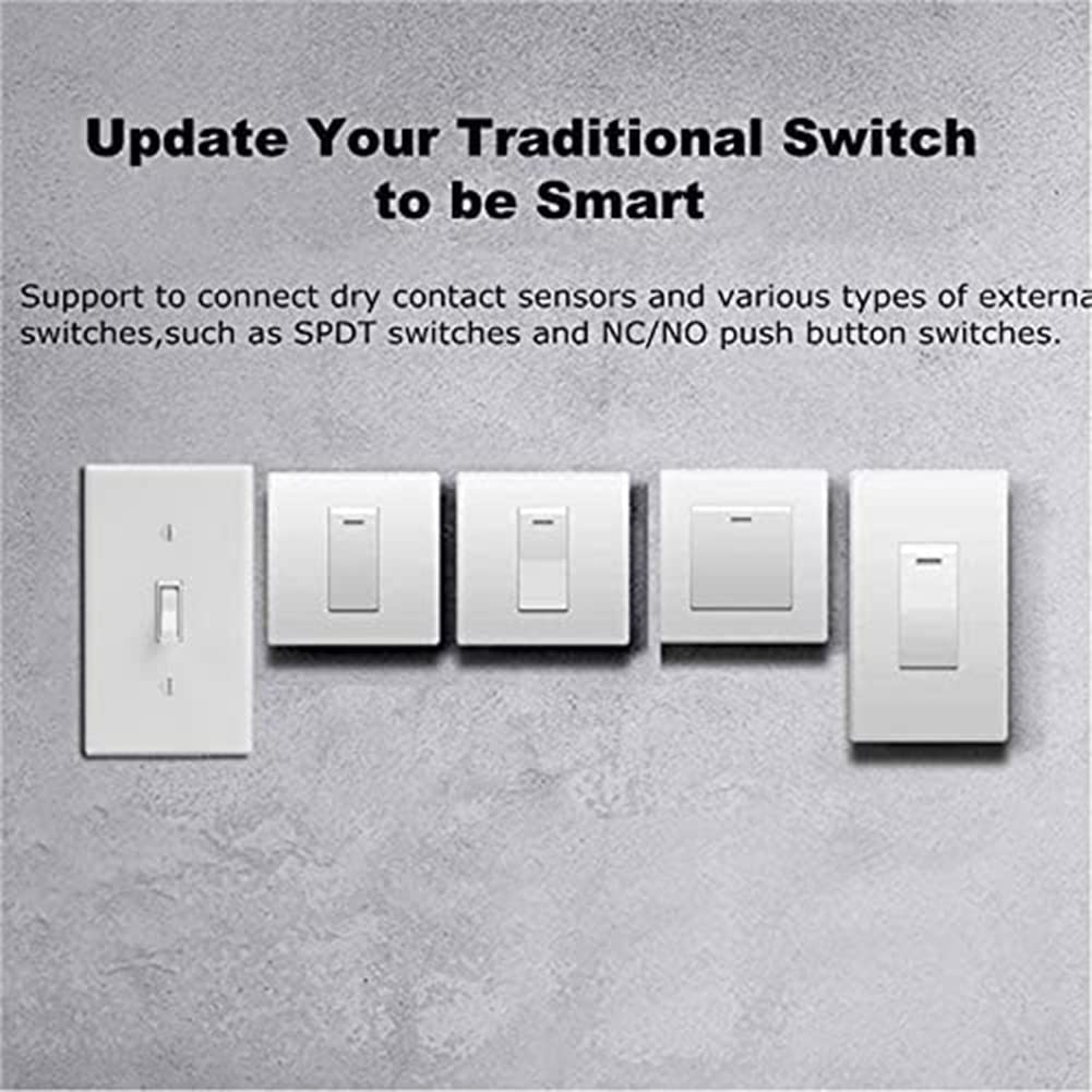 Mini Interruttore Relè Smart WiFi, Modulo Interruttore Luce DIY Applicazione Smart Life/Tuya, Wireless
