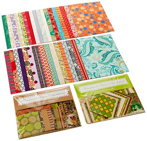 Image of Indian Handmade Paper Assortment B, 1 Pound Each, Set of 2 Bags
