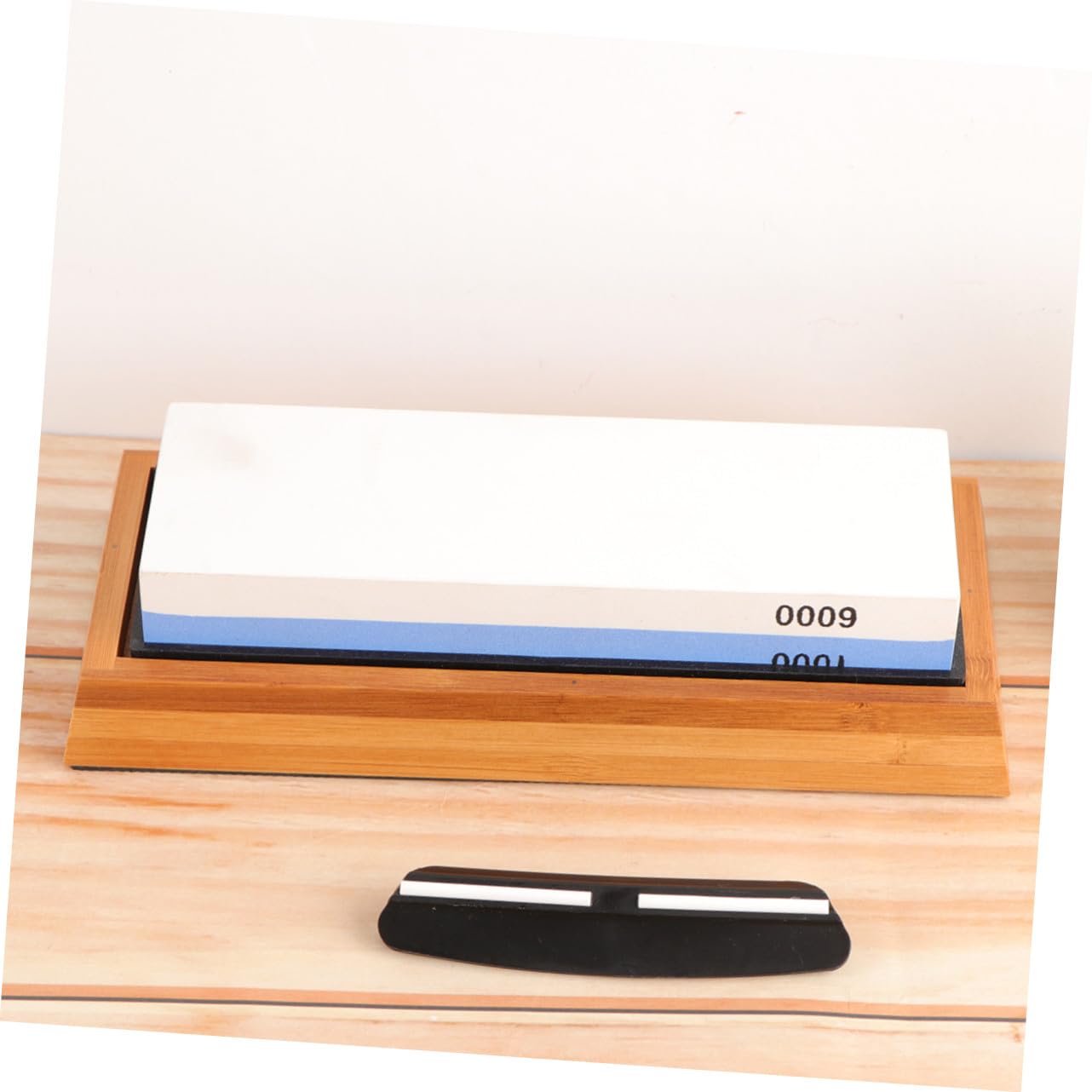 Piedra de Afilar de Doble Cara 1000/6000 Grano para Cuchillos | Whetstone, Base Antideslizante y Resistente al Calor, Uso Doméstico y Profesional
