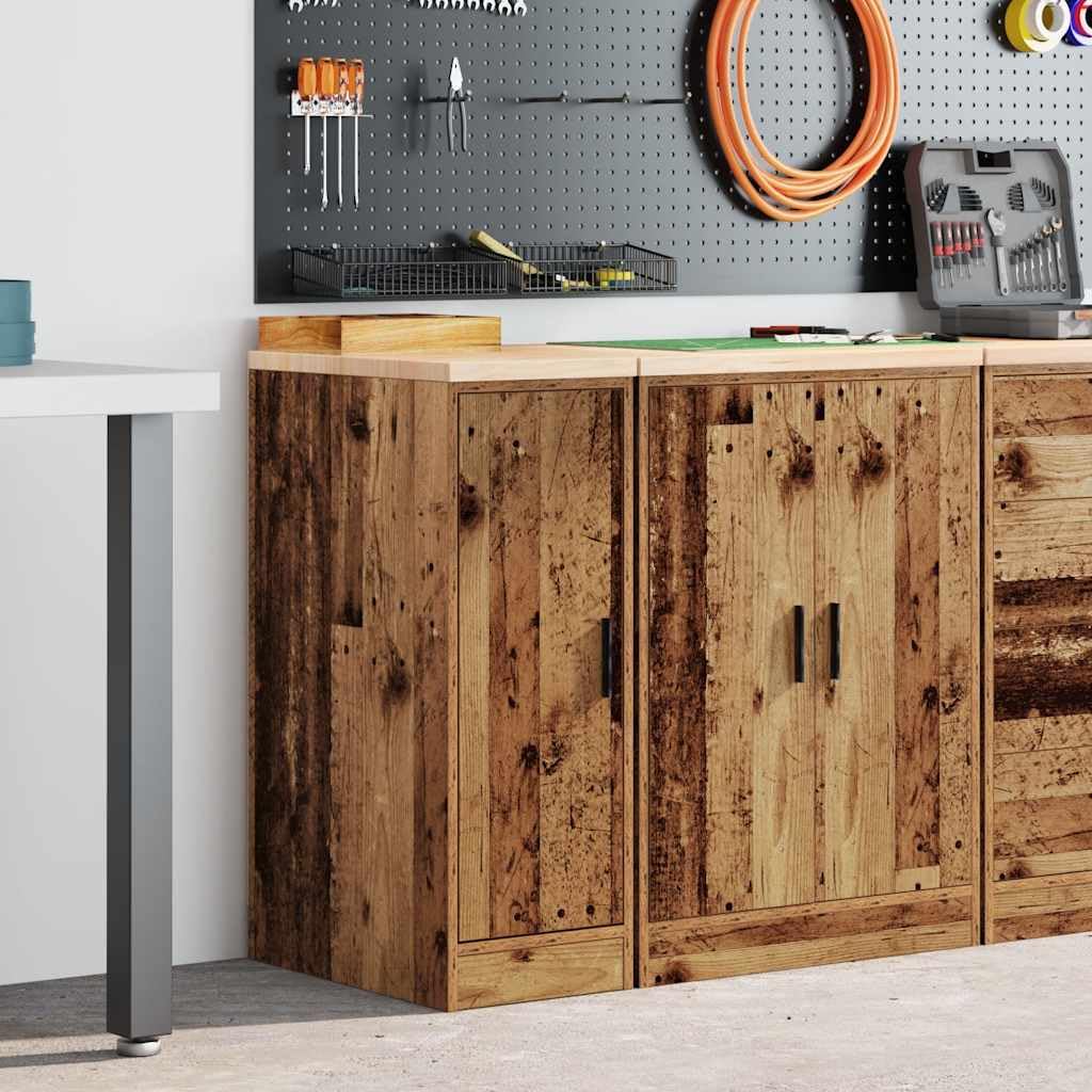 Générique Armoire de Rangement de Garage Vieux Bois 30x51x85 cm Bois pin,Entreprise & Industrie,Stockage Industriel,Armoires industrielles,Brun,18 KG,860560