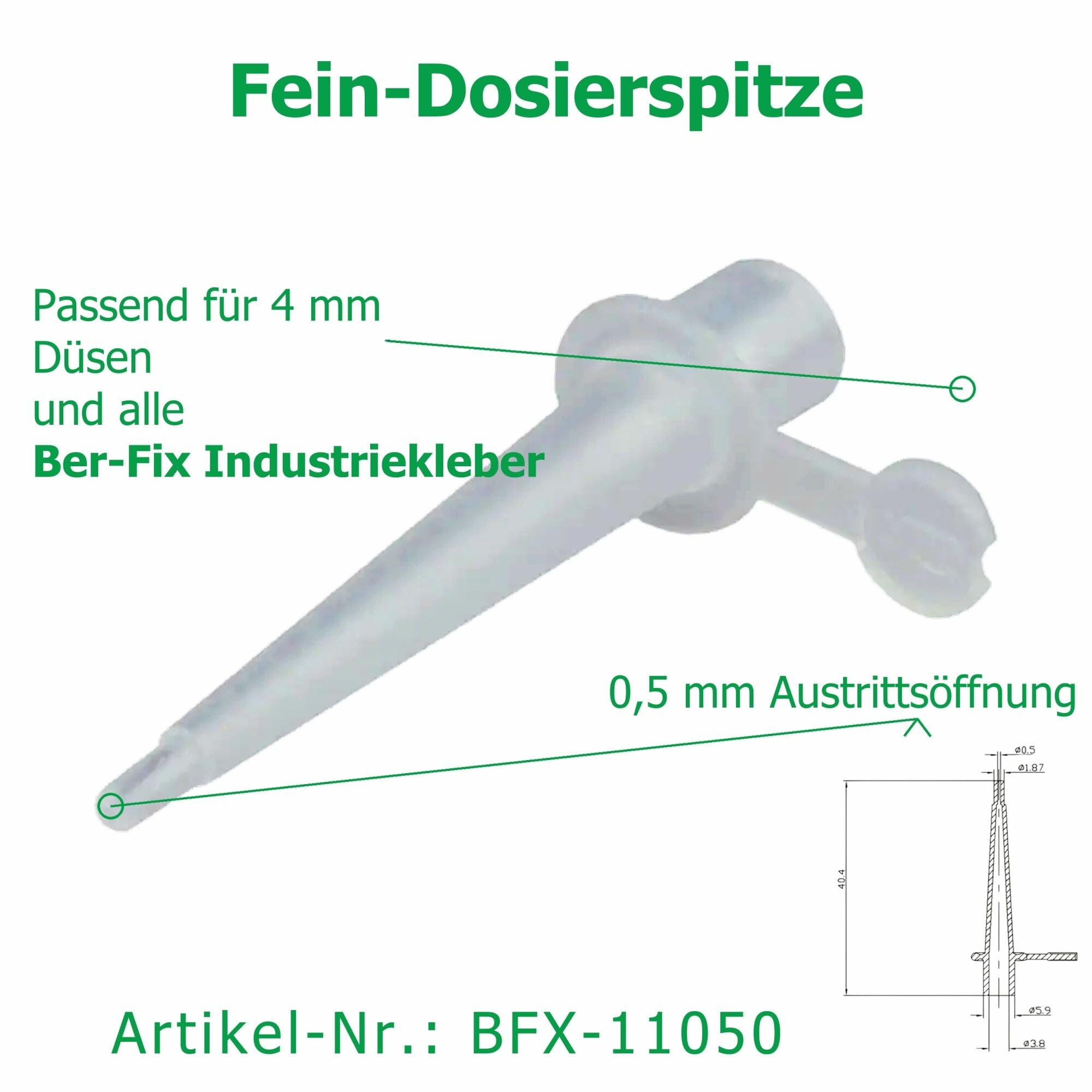 Ber-Fix Leerflaschen 10ml für Sekundenkleber (100 Stück) | Leere Dosierflaschen zum Umfüllen und sauberen Dosieren von Sekundenkleber; kein Klebstoff enthalten.