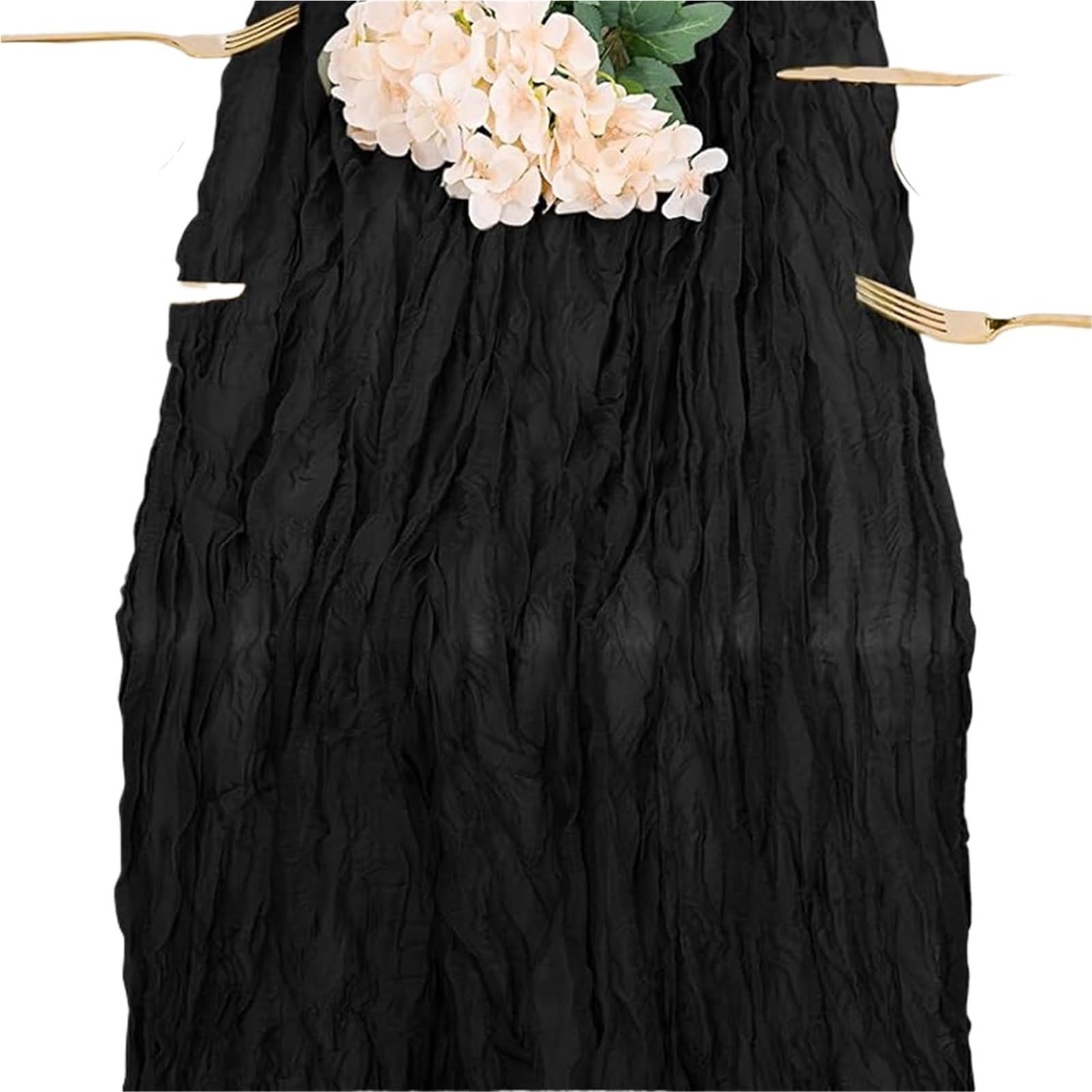 Black Cheesecloth Table Runner Halloween Decoration Rustic Gauze Cheese Cloth Wedding Bridal Shower